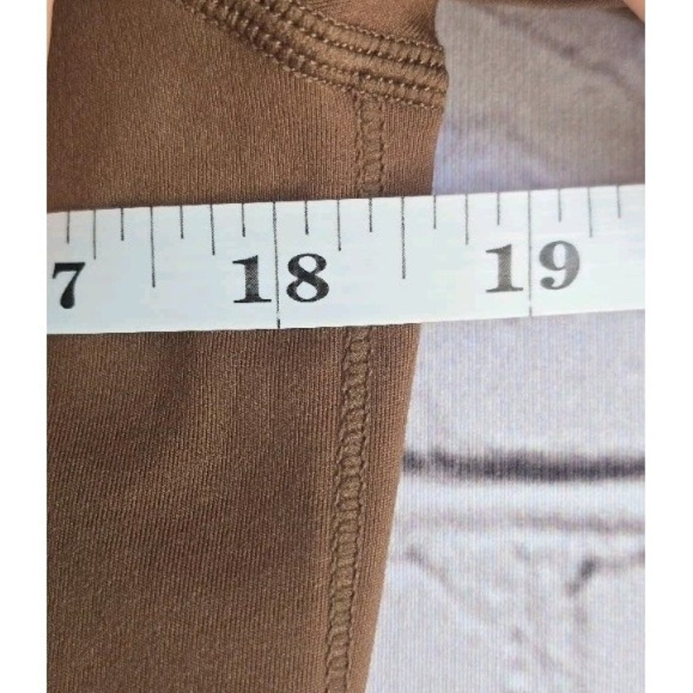 Kai Aloha Supply Hawaii Soft Scuba Drawstring Hoodie Tan Beige Brown Size Medium - Picture 9 of 10